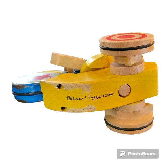 Vintage Melissa & Doug Drumming Bear Push toy - Picture 3 of 5